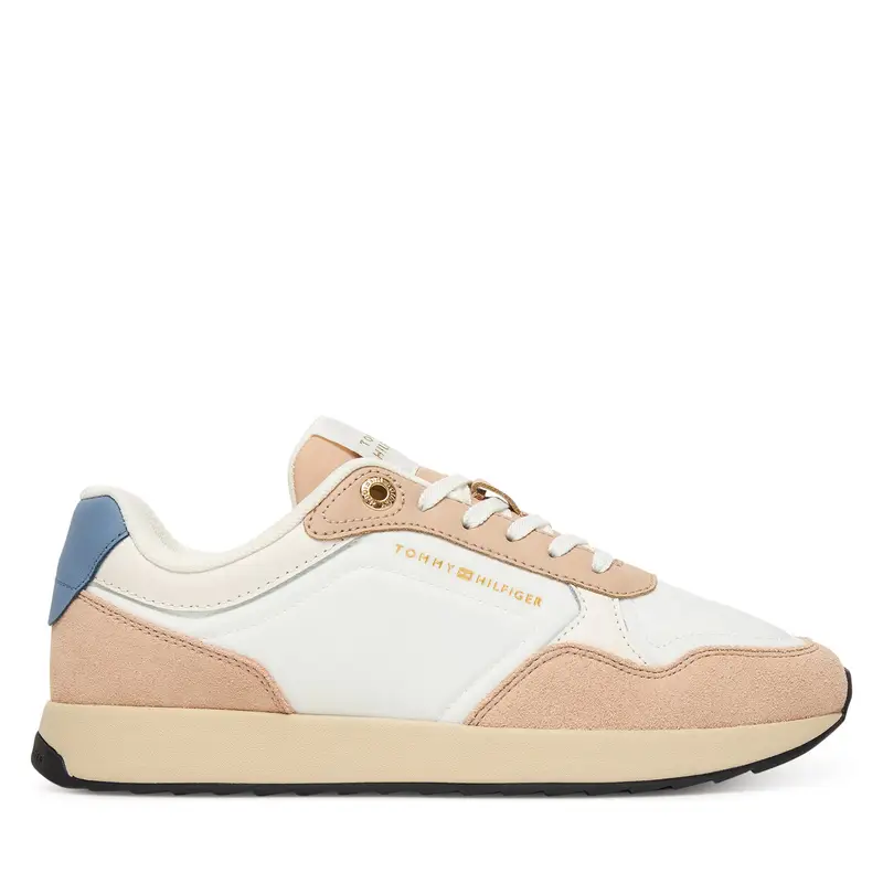 Sneakers Tommy Hilfiger Mix Material Runner FW0FW08950 Écru Écru