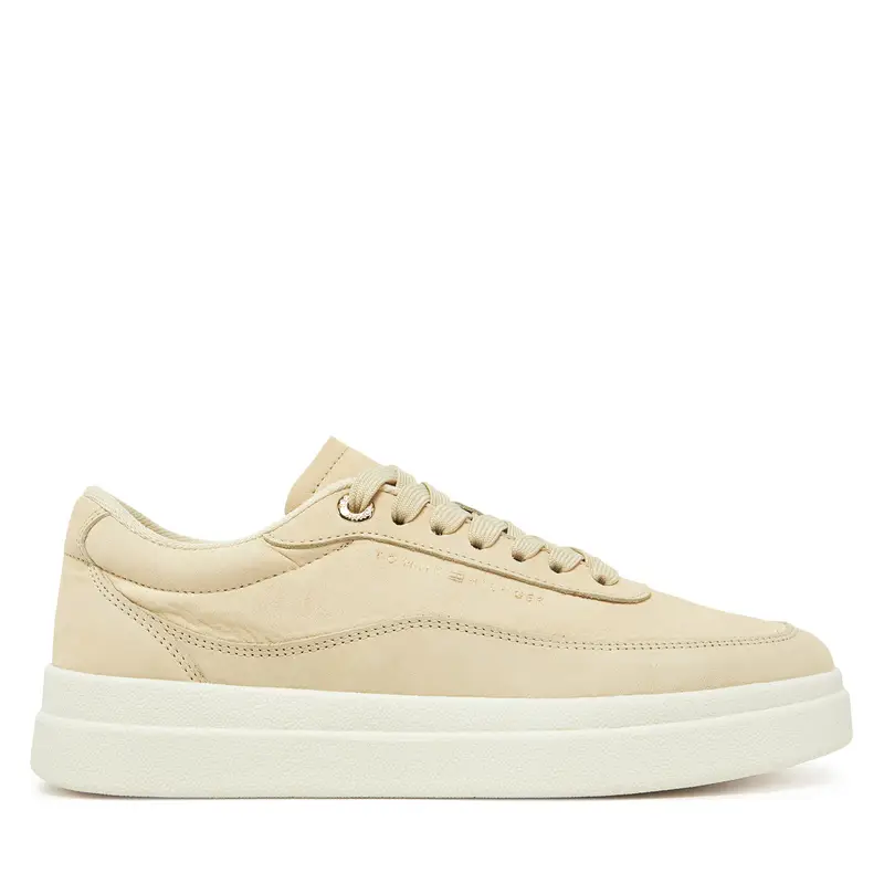 Sneakers Tommy Hilfiger Modern Court Sneaker Nubuck FW0FW08462 Beige