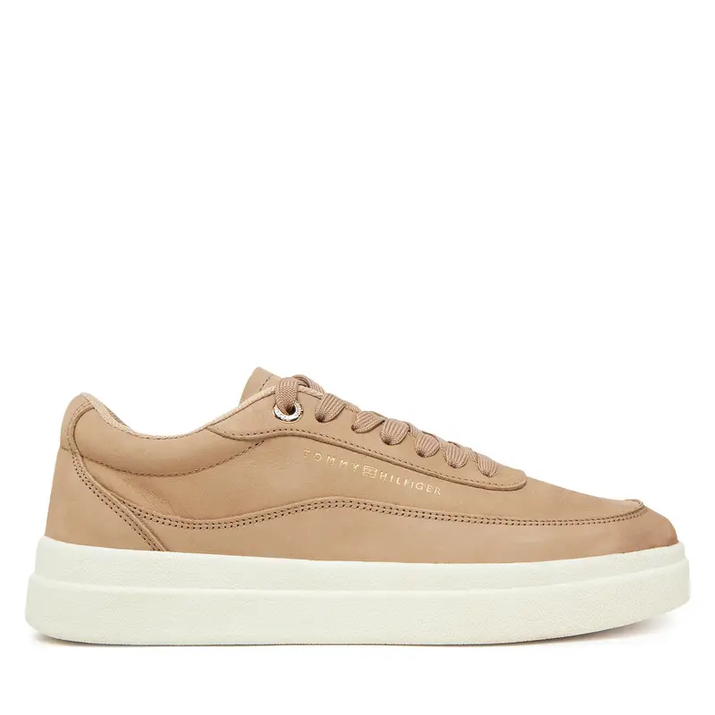 Sneakers Tommy Hilfiger Modern Court Sneaker Nubuck FW0FW08462 Beige