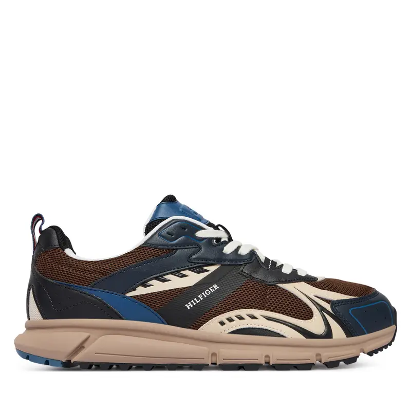 Sneakers Tommy Hilfiger Outdoor Sneaker Tech Mix FM0FM05843 Marrone