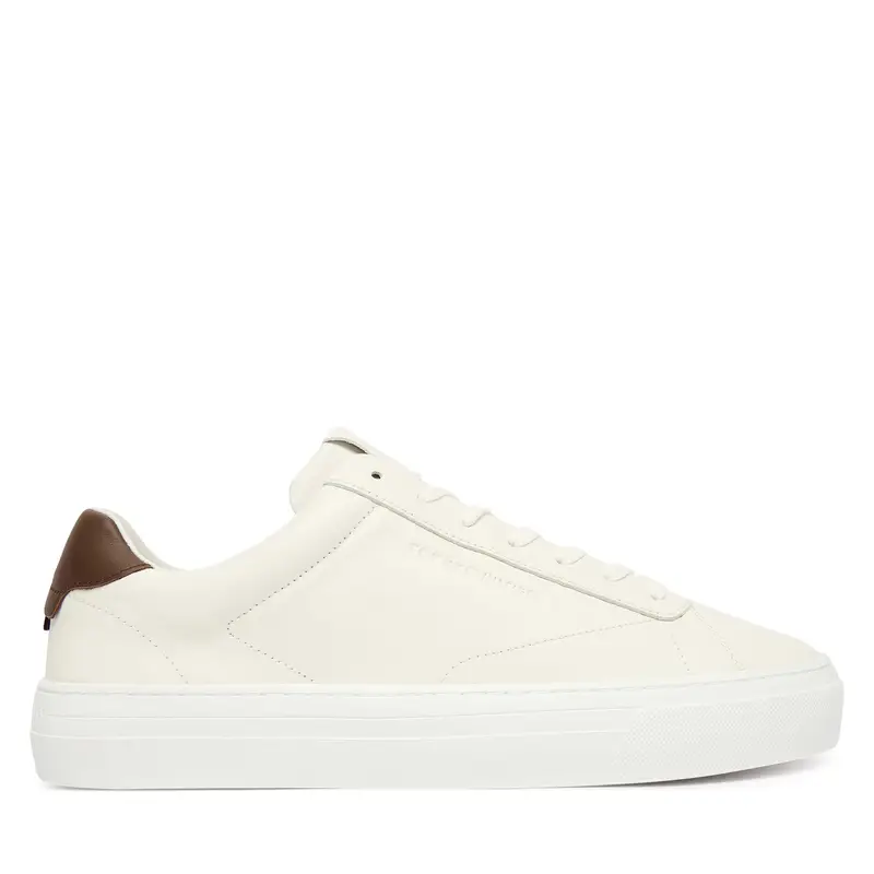 Sneakers Tommy Hilfiger Premium Dress Cupsole Lth FM0FM05572 Écru Écru