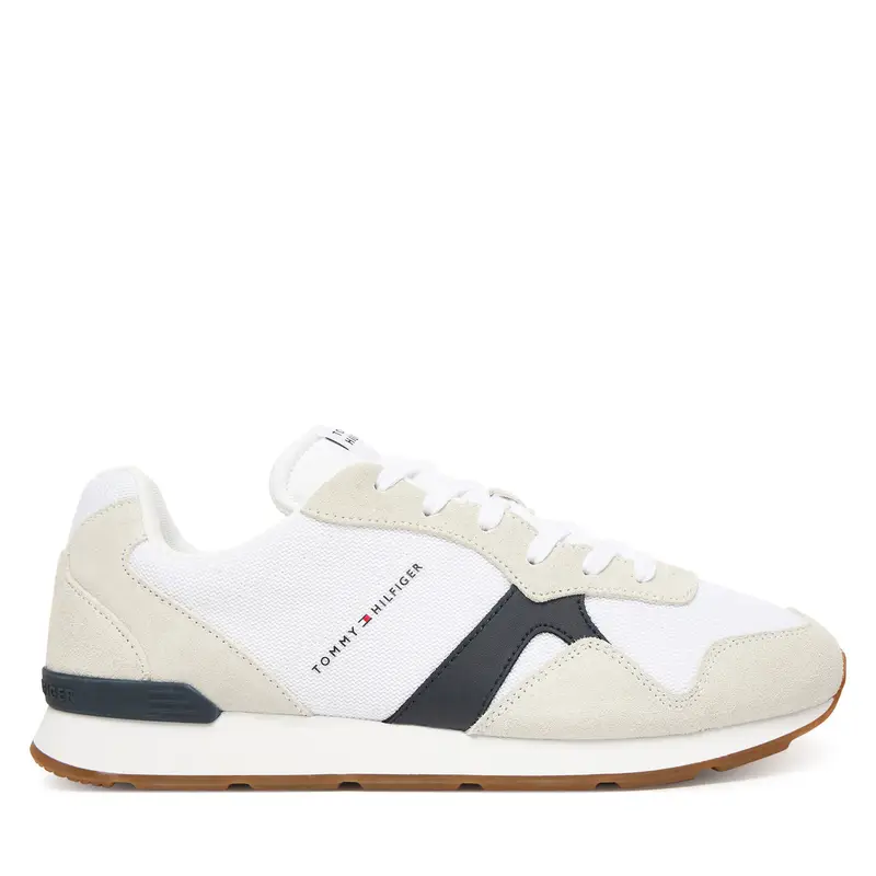 Sneakers Tommy Hilfiger Runner Icon Mix FM0FM05679 Écru Écru