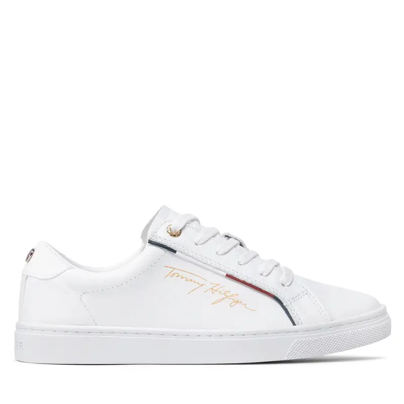 Sneakers Tommy Hilfiger Signature Sneaker FW0FW06322 Bianco