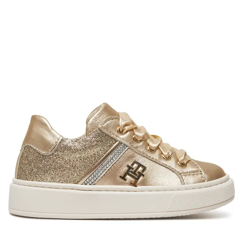 Sneakers Tommy Hilfiger Sneaker Bassa Allacciata T1A9-33932-0829 S Oro