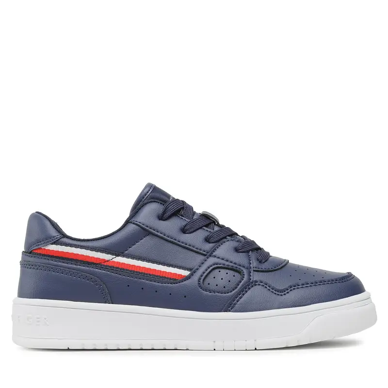 Sneakers Tommy Hilfiger Stripes Low Cut Lace-Up Sneaker T3X9-32848-1355 S Blu scuro
