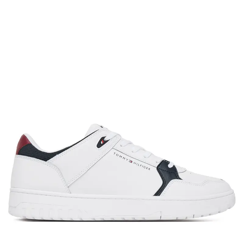 Sneakers Tommy Hilfiger Th Basket Core Lite Lth Mix FM0FM05518 Bianco