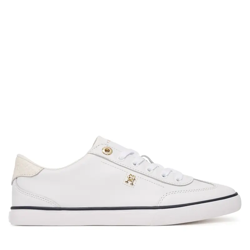 Tommy Hilfiger Sneakers Donna Th Chic Low Profile Vulc Bianco