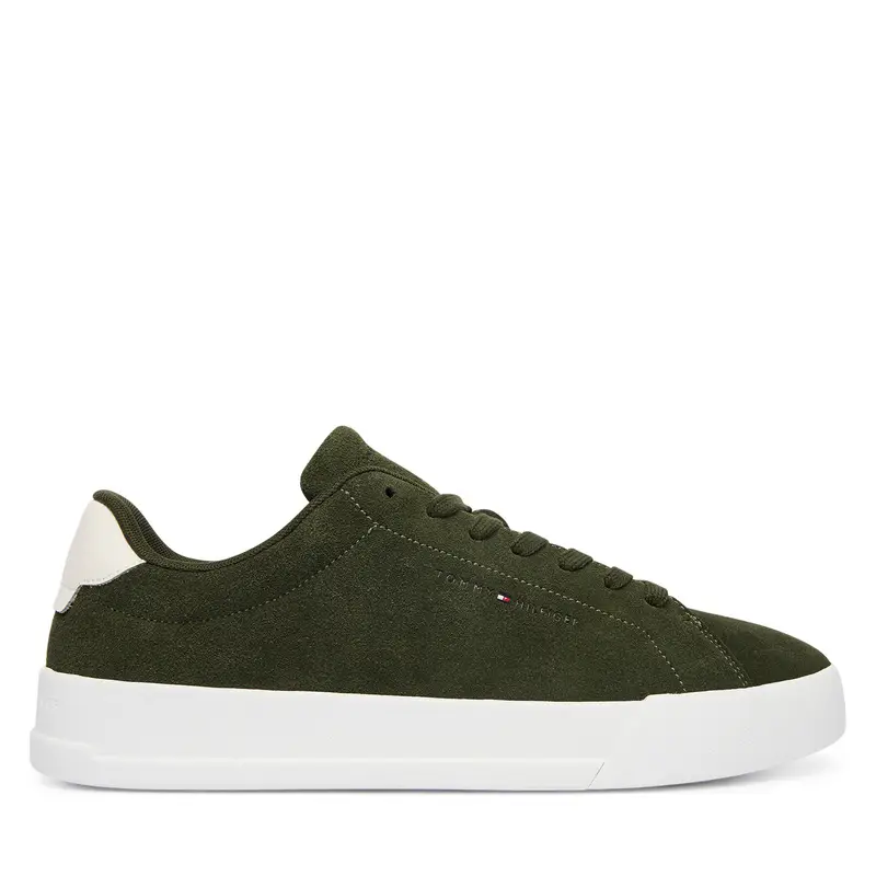 Sneakers Tommy Hilfiger Th Court Core Suede FM0FM05716 Verde