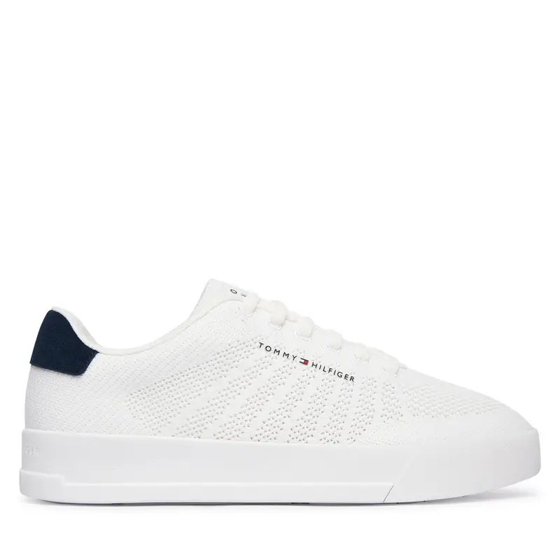 Sneakers Tommy Hilfiger Th Court Knit FM0FM05823 Bianco