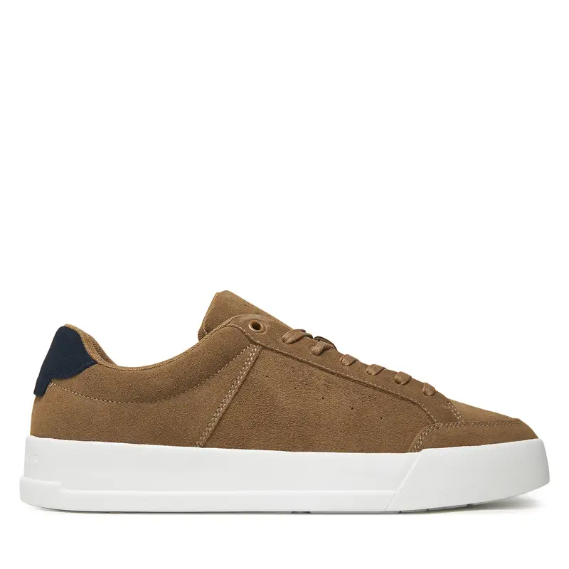 Sneakers Tommy Hilfiger Th Court Summer Suede FM0FM05517 Marrone