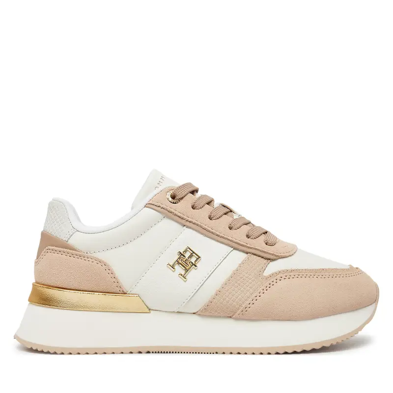 Sneakers Tommy Hilfiger Th Fashion Runner FW0FW08475 Beige
