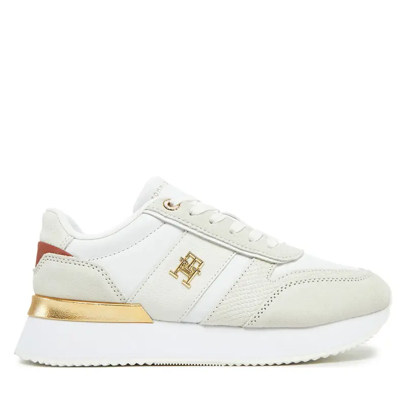 Sneakers Tommy Hilfiger Th Fashion Runner FW0FW08475 Bianco