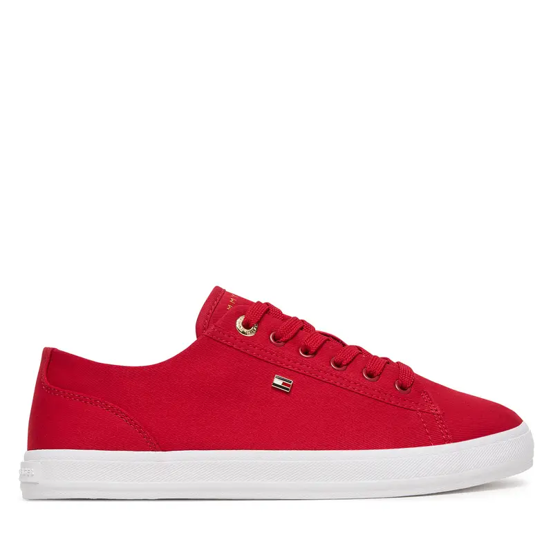 Sneakers Tommy Hilfiger Th Foxing Sneaker Canvas FW0FW09170 Rosso