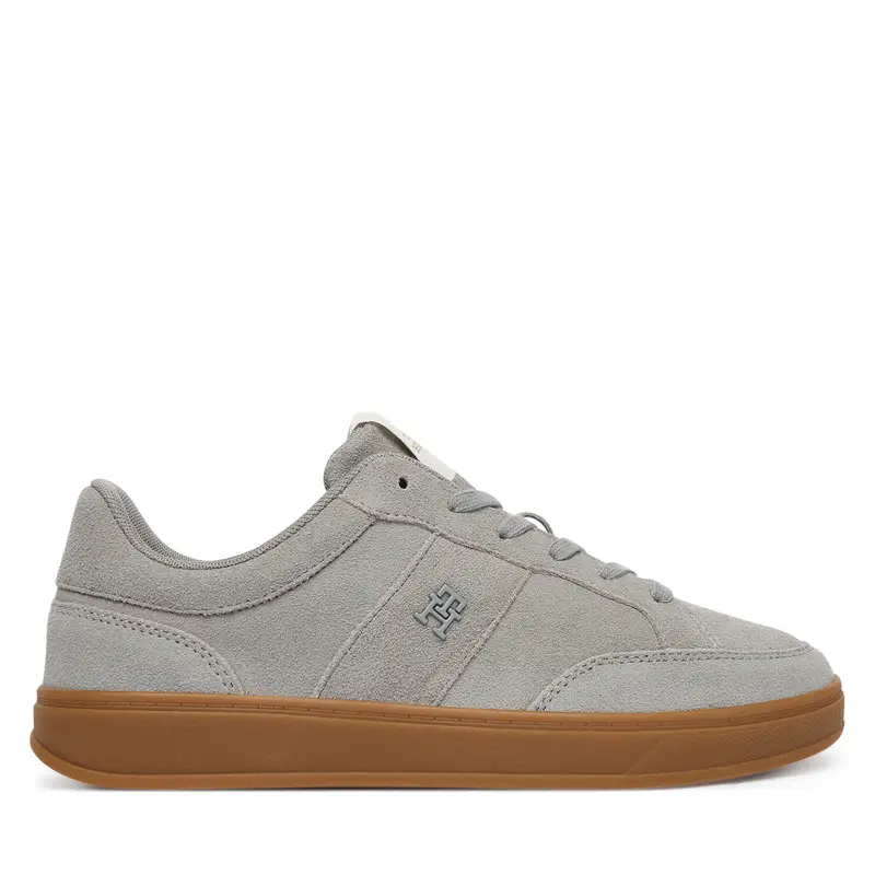 Sneakers Tommy Hilfiger Th Heritage Court Sneaker Suede FW0FW09266 Grigio