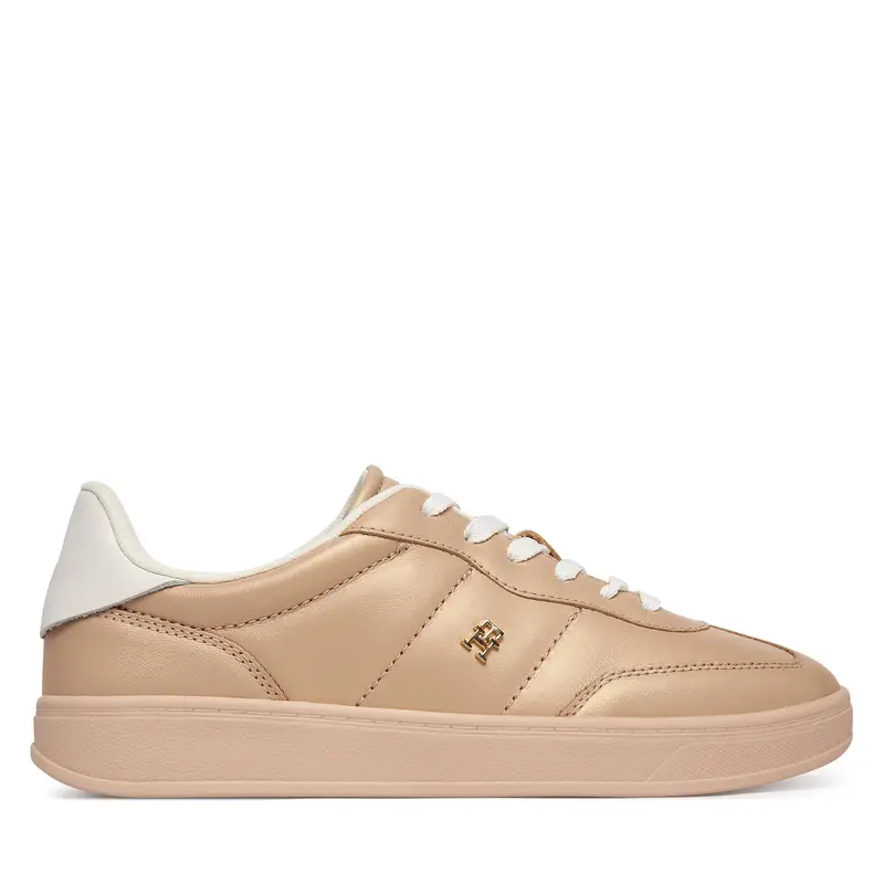 Tommy Hilfiger Sneakers Th Heritage Shiny beige