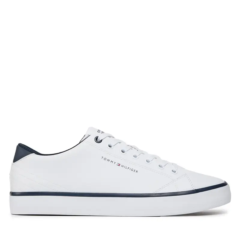 Sneakers Tommy Hilfiger Th Hi Vulc Core Low Leather FM0FM05041 Bianco