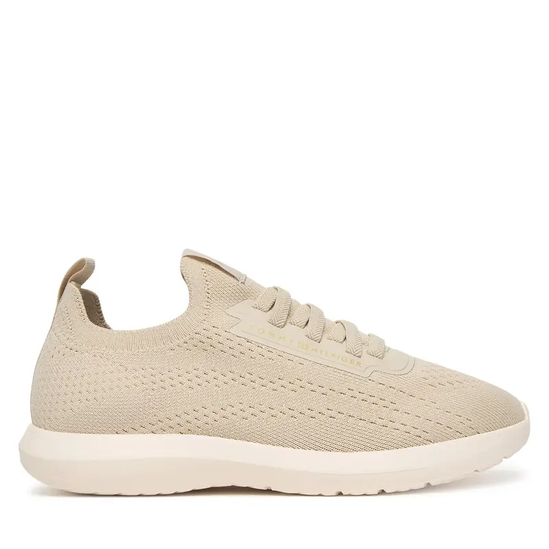 Sneakers Tommy Hilfiger Th Knit Extralight Runner FW0FW09112 Beige