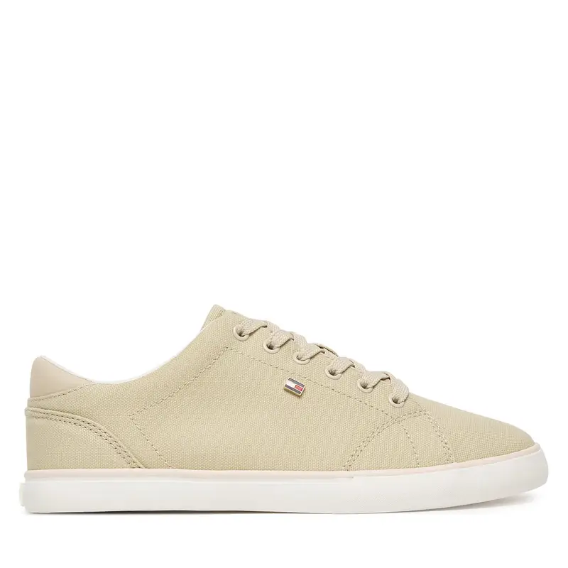 Sneakers Tommy Hilfiger Th Low Profile Vulc Canvas FW0FW09102 Beige