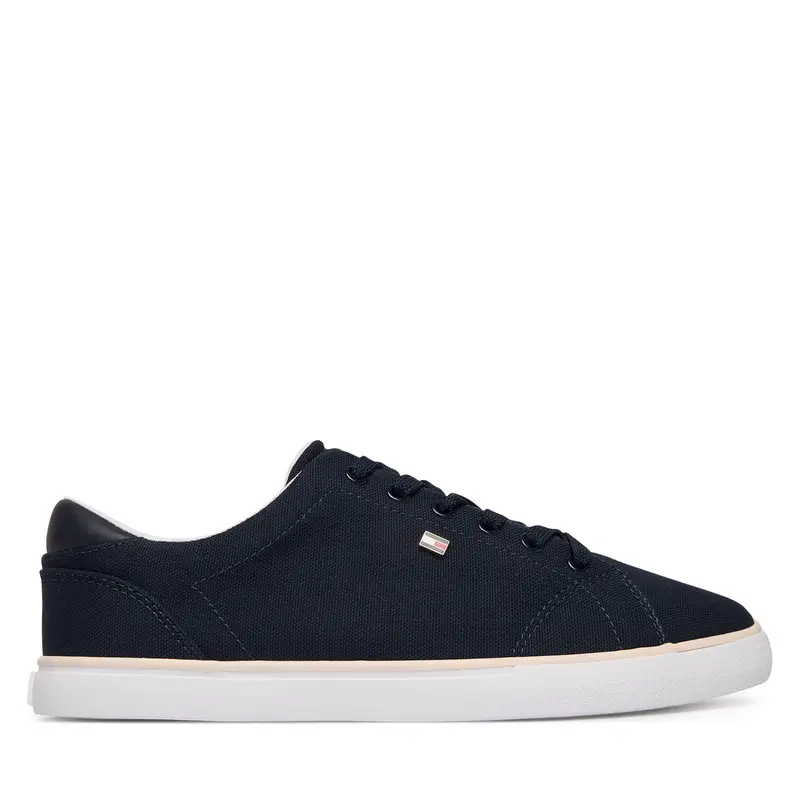 Sneakers Tommy Hilfiger Th Low Profile Vulc Canvas FW0FW09102 Blu scuro