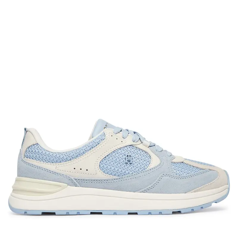 Sneakers Tommy Hilfiger Th Mix Material Runner FW0FW09306 Blu