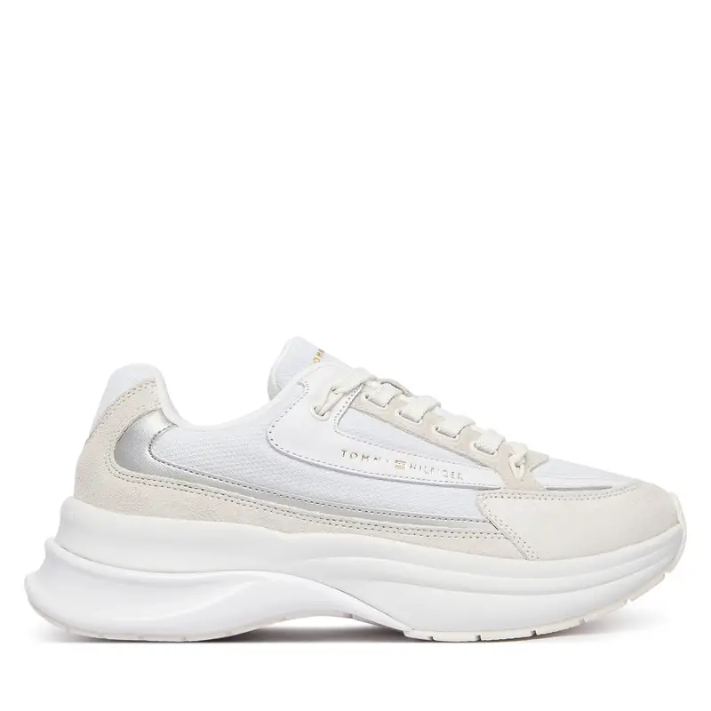 Sneakers Tommy Hilfiger Th Sporty Chic Runner FW0FW09187 Bianco