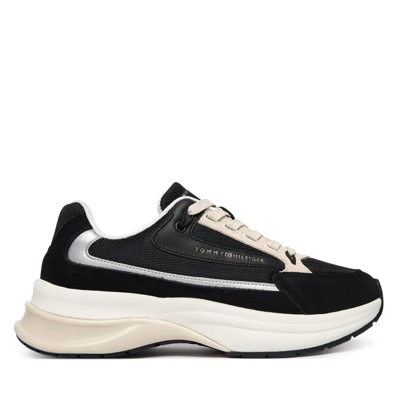 Sneakers Tommy Hilfiger Th Sporty Chic Runner FW0FW09187 Nero
