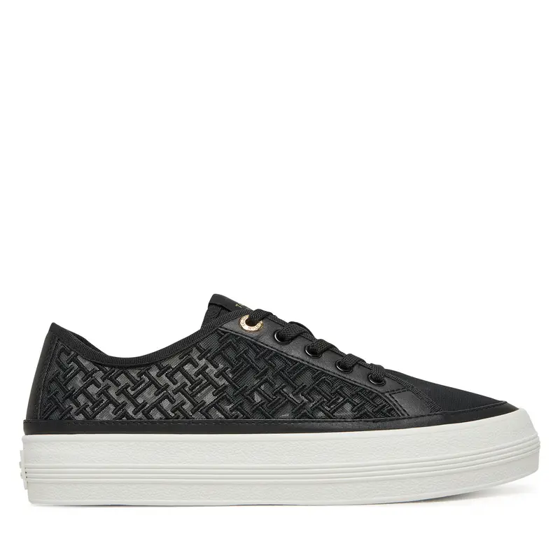 Sneakers Tommy Hilfiger Vulc Embroidered Sneaker FW0FW08685 Nero