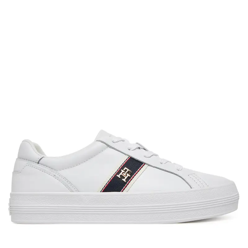 Sneakers Tommy Hilfiger Vulc Webbing Sneaker FW0FW08903 Bianco