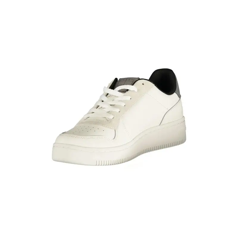 Sneakers Uomo Bianche Logo Bianco miniatura 3