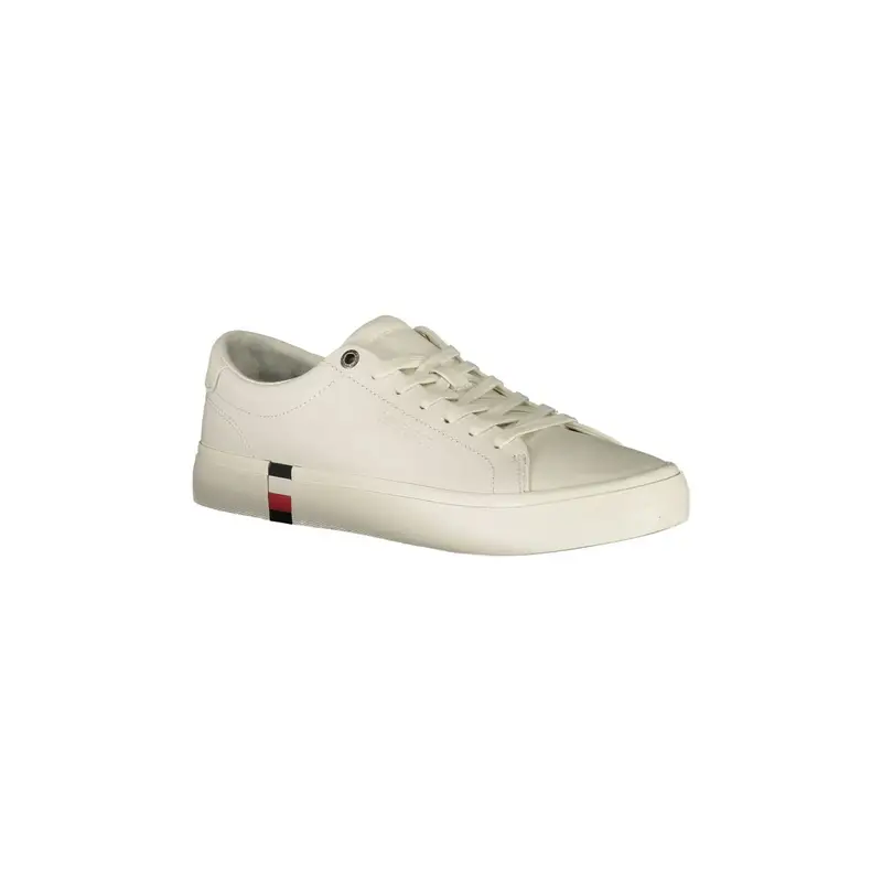 Tommy Hilfiger Sneakers Uomo Bianche con Logo miniatura 3