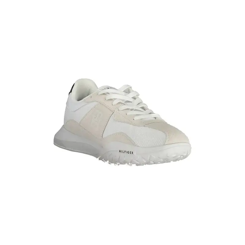 Sneakers Uomo Bianche Logo Bianco miniatura 2