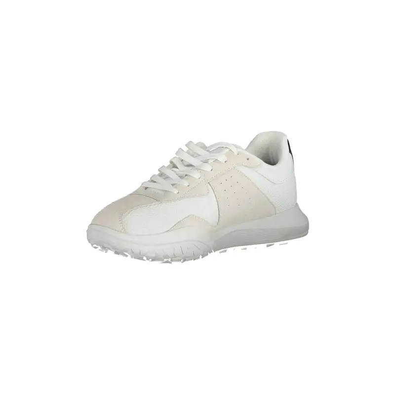Sneakers Uomo Bianche Logo Bianco miniatura 3