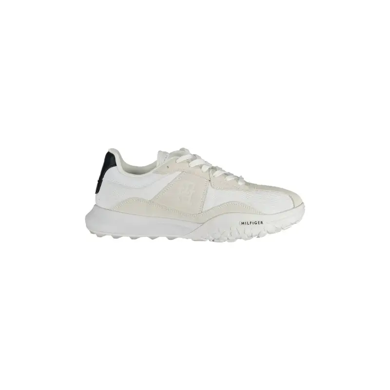 Sneakers Uomo Bianche Logo Bianco