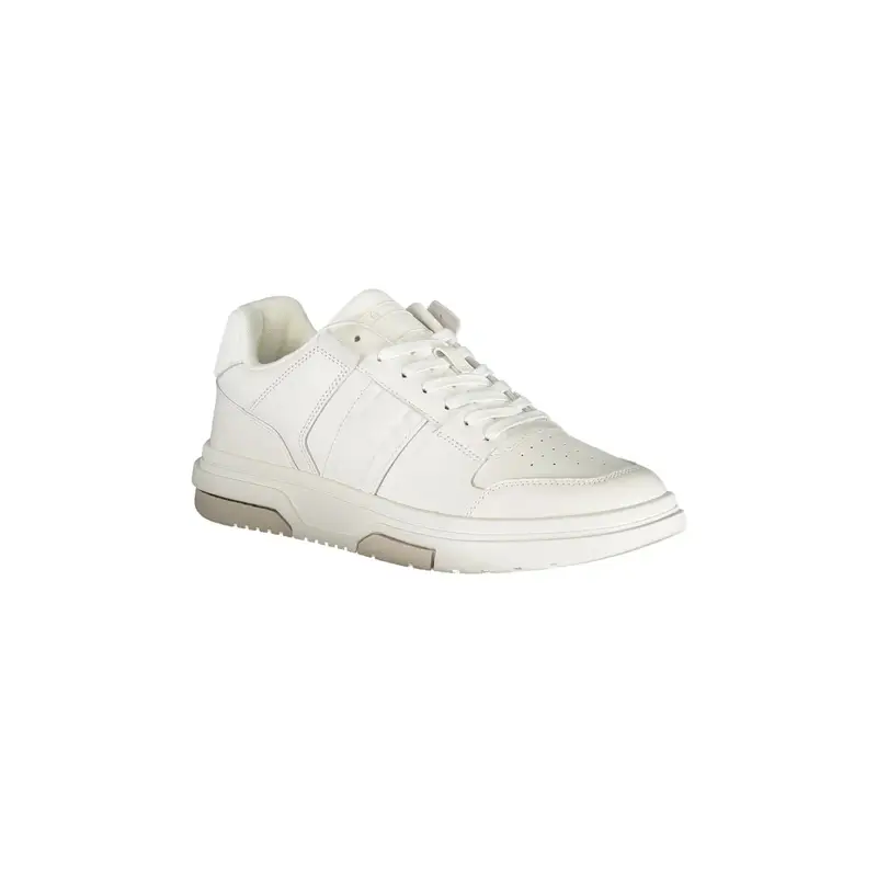 Sneakers Uomo Bianche Stampa Logo Bianco miniatura 2