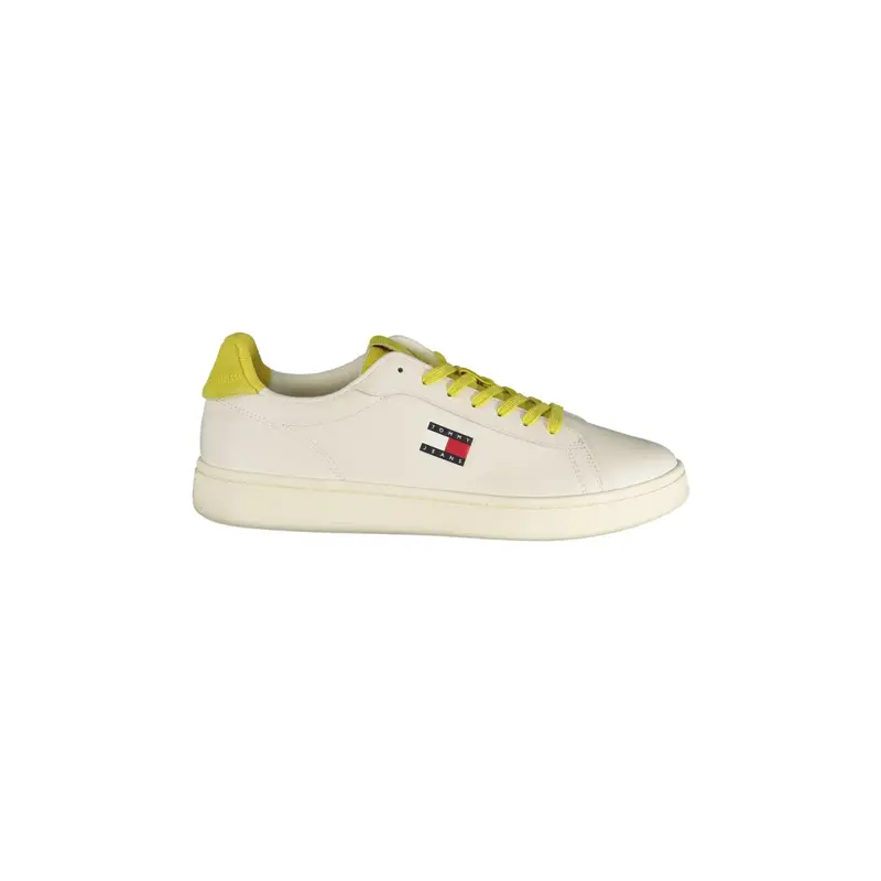 Sneakers Uomo Bianche Stampa Logo Bianco
