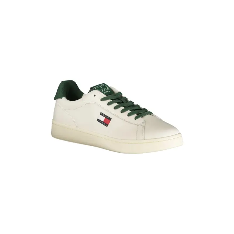 Sneakers Uomo Bianche Stampa Logo Bianco miniatura 2