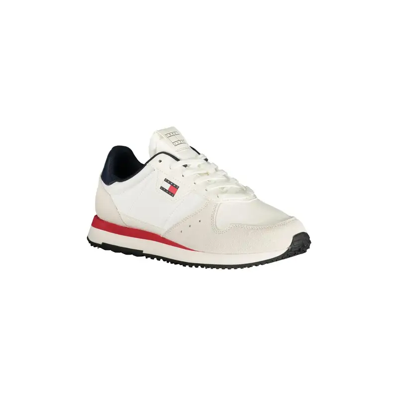 Sneakers Uomo Bianche Stampa Logo Bianco miniatura 2