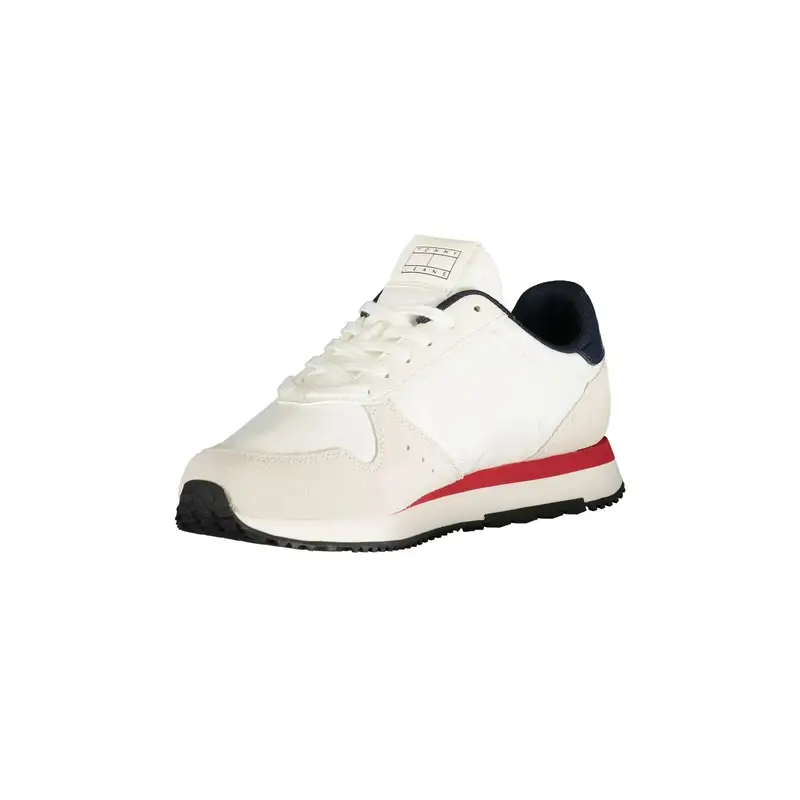 Sneakers Uomo Bianche Stampa Logo Bianco miniatura 3