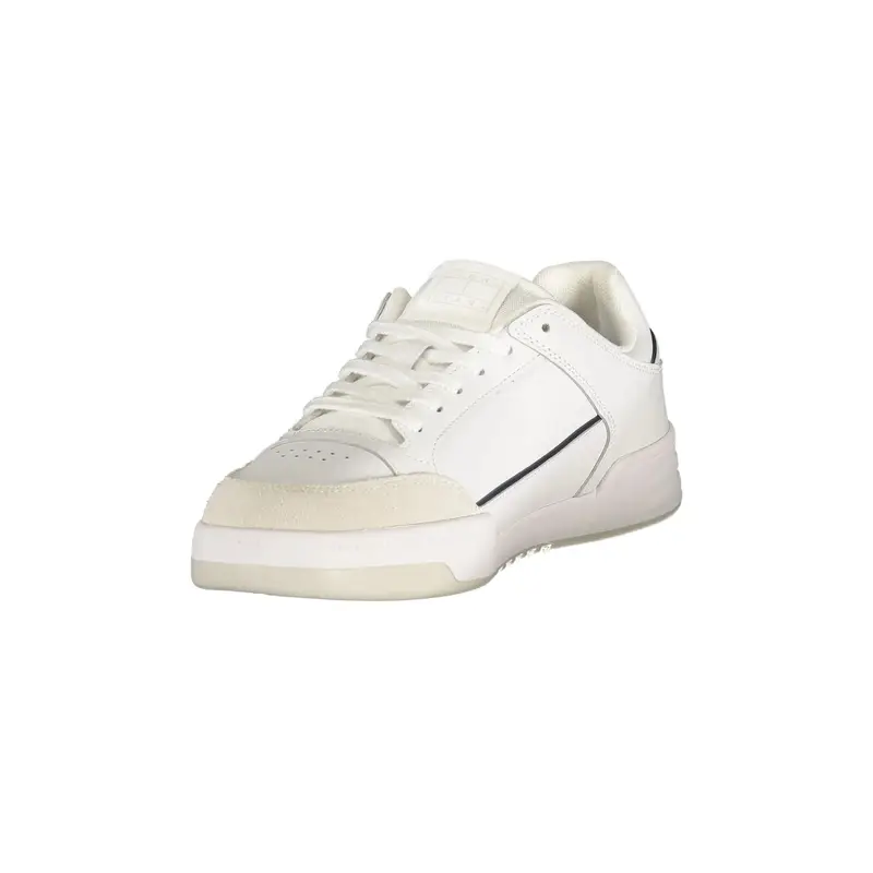 Sneakers Uomo Bianche Stampa Logo Bianco miniatura 3