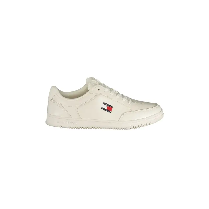 Sneakers Uomo Bianche Stampa Logo Bianco