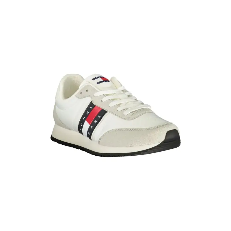 Sneakers Uomo Bianche Stampa Logo Bianco miniatura 2