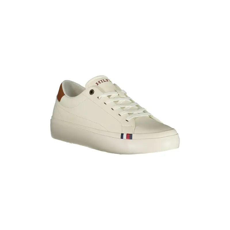 Sneakers Uomo Bianche Stampa Logo Bianco miniatura 2