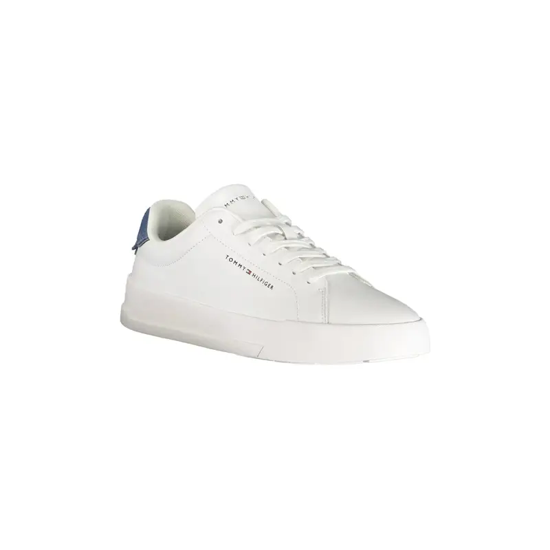 Sneakers Uomo Bianche Stampa Logo Bianco miniatura 2
