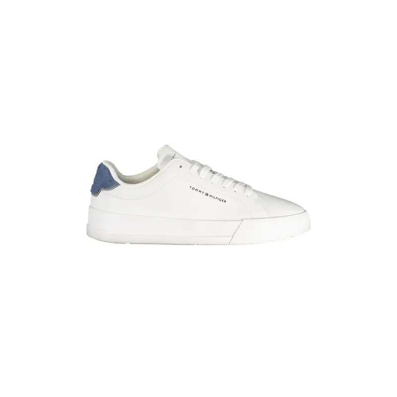 Sneakers Uomo Bianche Stampa Logo Bianco