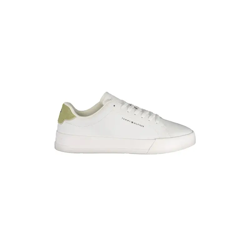 Sneakers Uomo Bianche Stampa Logo Bianco