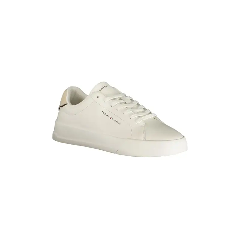 Sneakers Uomo Bianche Stampa Logo Bianco miniatura 2