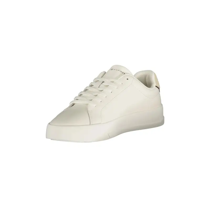 Sneakers Uomo Bianche Stampa Logo Bianco miniatura 3