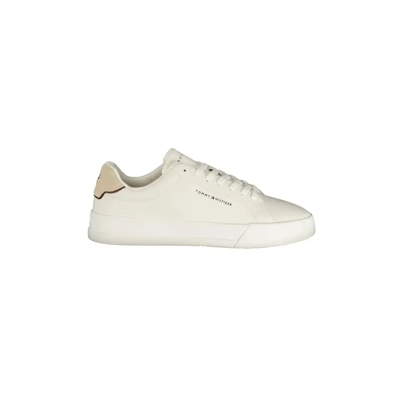 Sneakers Uomo Bianche Stampa Logo Bianco