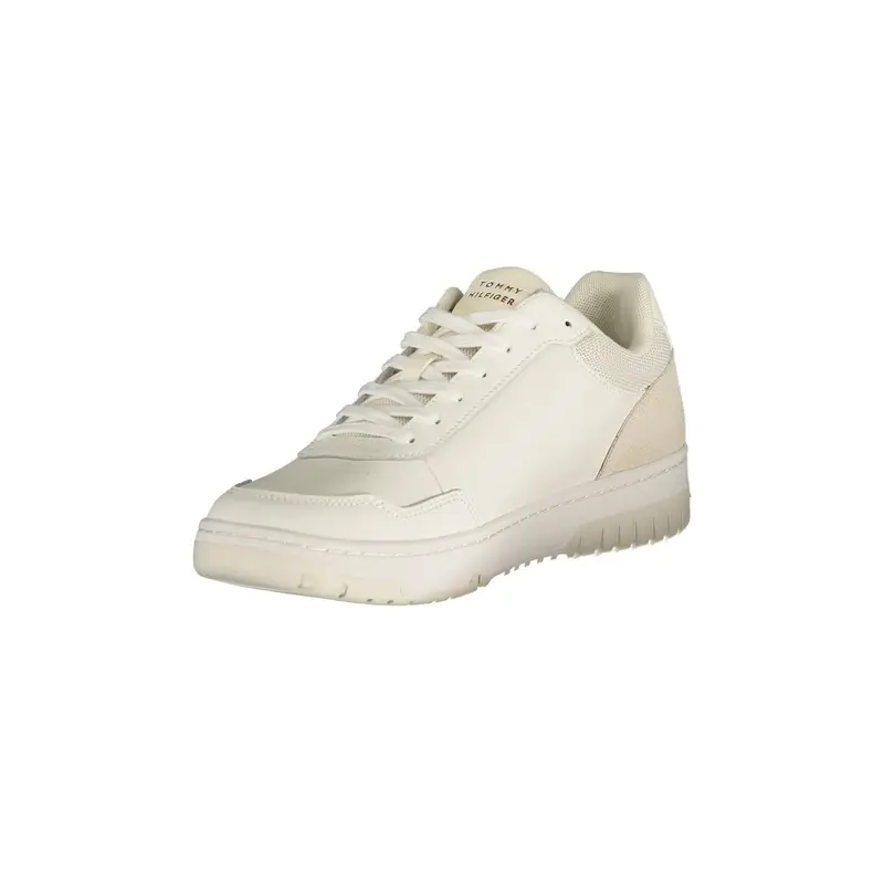 Sneakers Uomo Bianche Stampa Logo Bianco miniatura 3