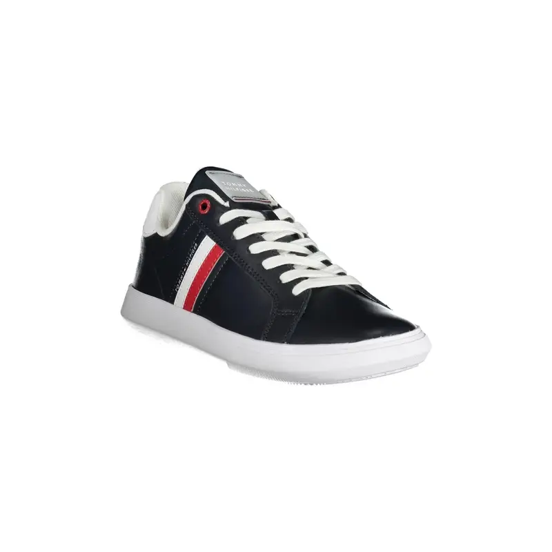 Sneakers Uomo Blu con Dettagli a Contrasto miniatura 2